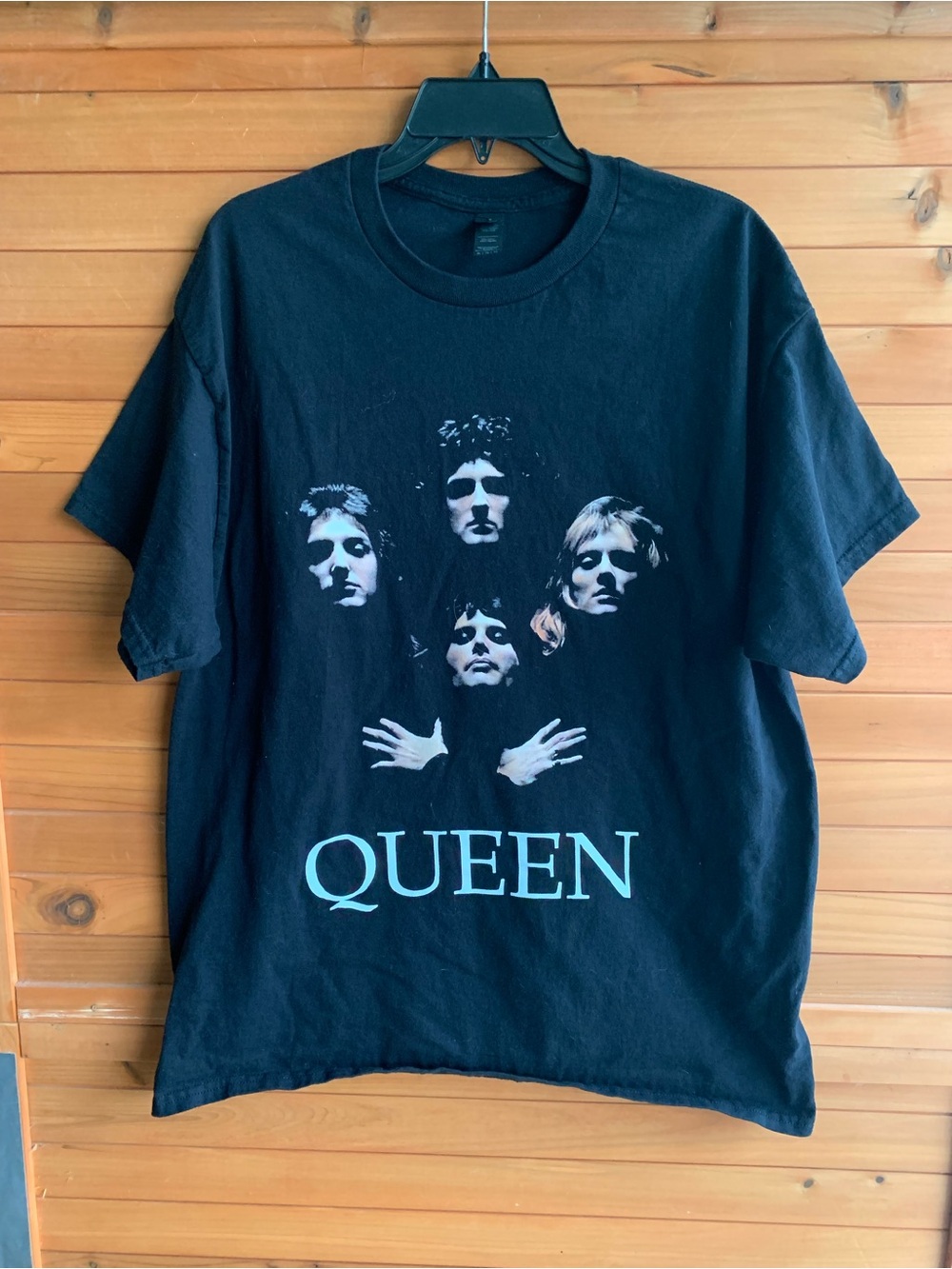 Queen Black T Shirt, XL